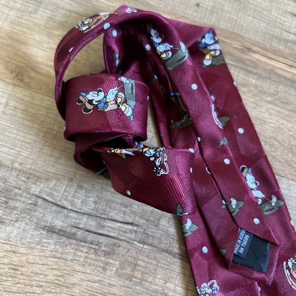 mickey unlimited mickey mouse & gang golf golfing tie necktie cartoon character - Picture 4 of 6